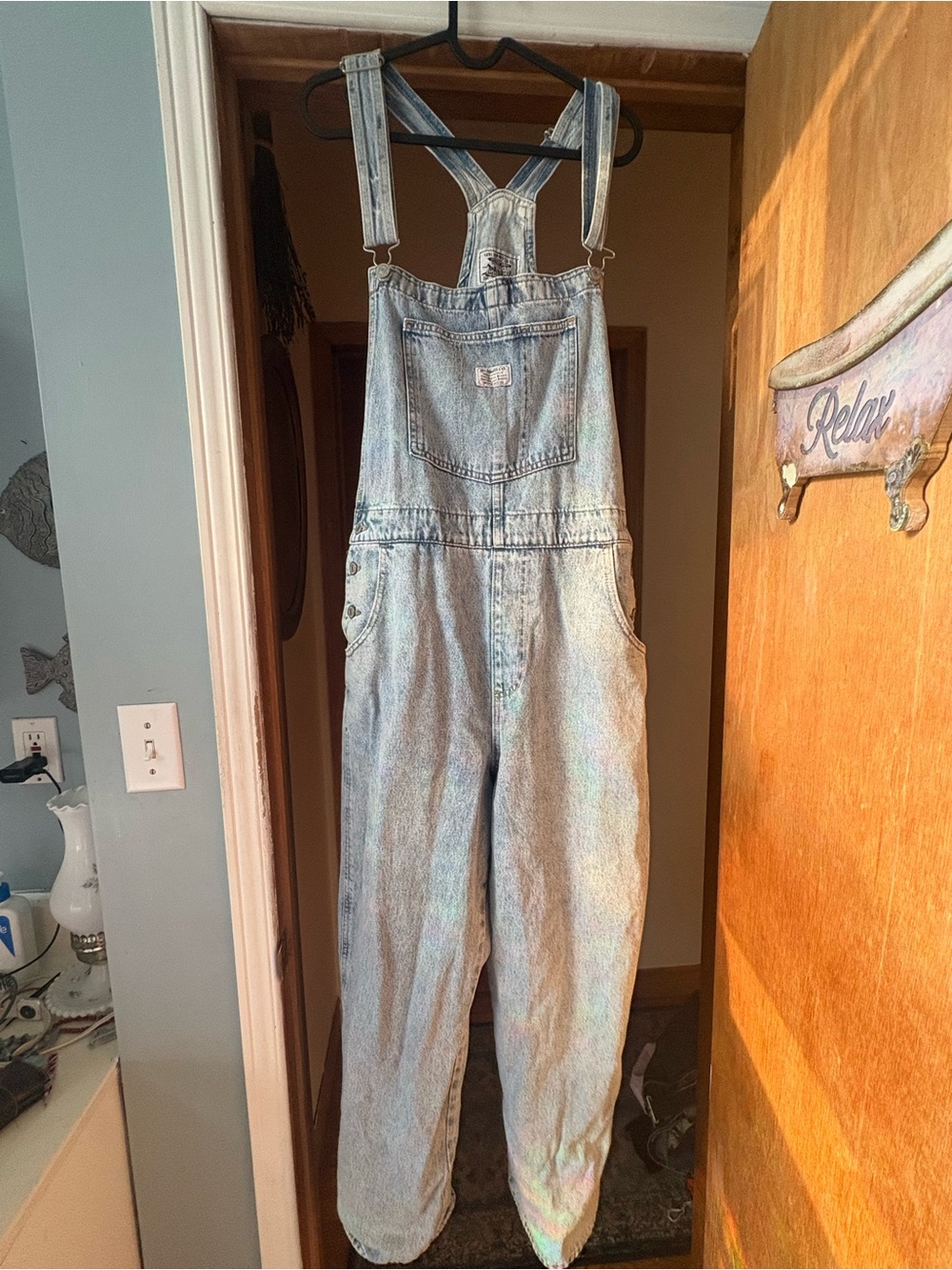 New + Long Light Wash Denim Overalls - Classic + Casual